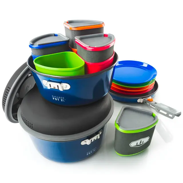 GSI Bugaboo Camper Allsidig turkjøkken og kjelesett for 4 