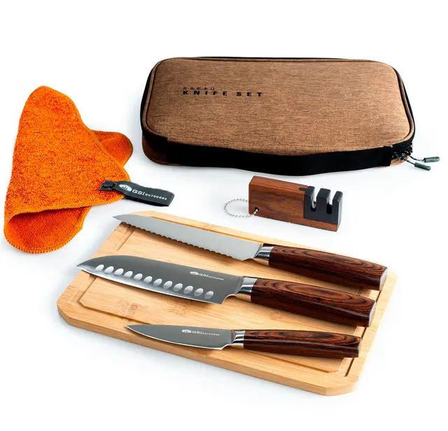GSI Rakau Knife set Praktisk knivsett dekker de fleste behov 