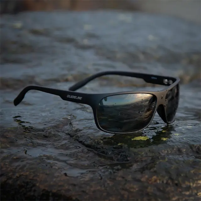 Guideline Ambush Sunglasses 3X Grey Lens, 3X magnifier 