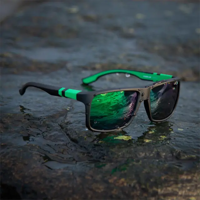 Guideline LPX Sunglasses Grey Lens, Green Revo Coating 