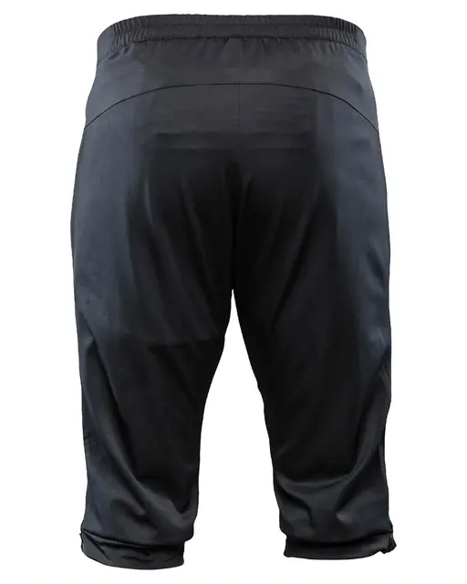 Heat Experience Heated Knee Pants S Slitesterk sort varmebukse med glidelås 