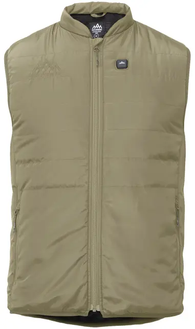 HeatX Heated Everyday Vest M Green S Lichen Green, herre 