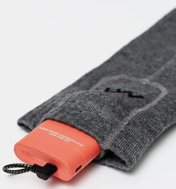 HeatX Heated Everyday Socks V2 Grey S EU37/39 