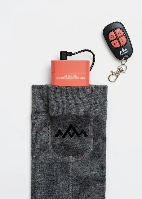 HeatX Heated Everyday Socks V2 Grey S EU37/39 