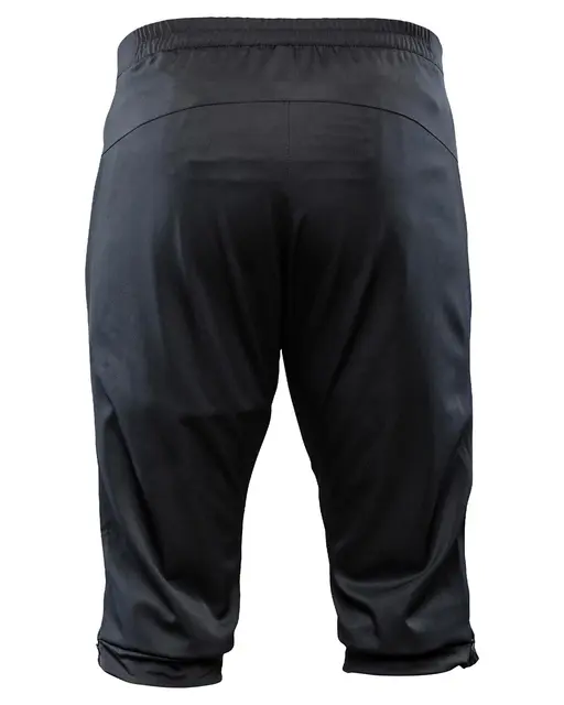 Heat Experience Heated Knee Pants S Slitesterk sort varmebukse med glidelås 