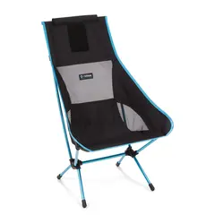Helinox Chair Two Black/Cyan Blue Superdigg turstol til all slags bruk