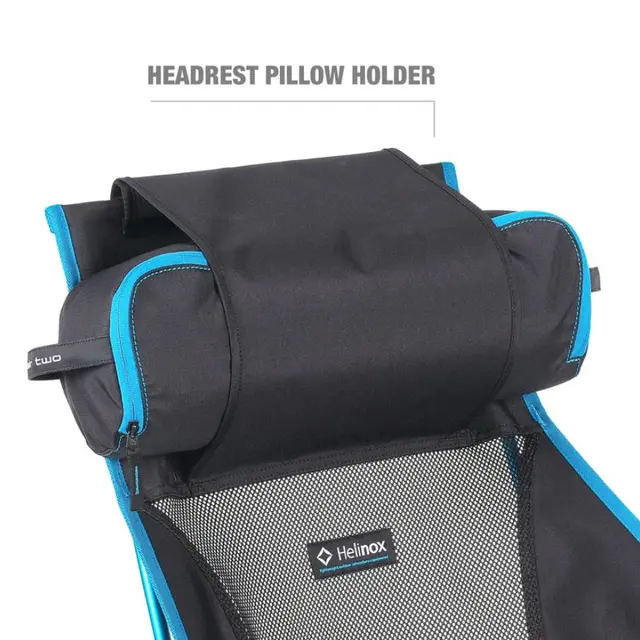 Helinox Chair Two Black/Cyan Blue Superdigg turstol til all slags bruk 