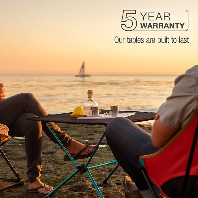 Helinox Table One Hardtop Black Large Lett og kompakt bord til camping 