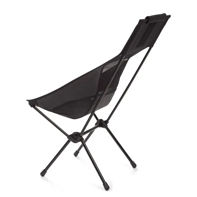 Helinox Sunset Chair All Black Høy og komfortabel stol 