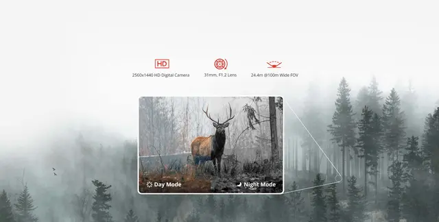 Hikmicro Habrok HH35L Digital termisk binokular kikkert 