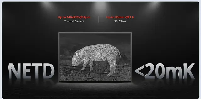 Hikmicro Condor LRF CH25L Håndholdt termisk spotter avstandsmåler 