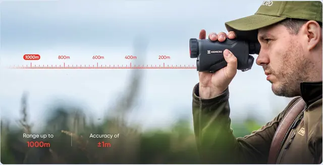 Hikmicro Condor LRF CH25L Håndholdt termisk spotter avstandsmåler 