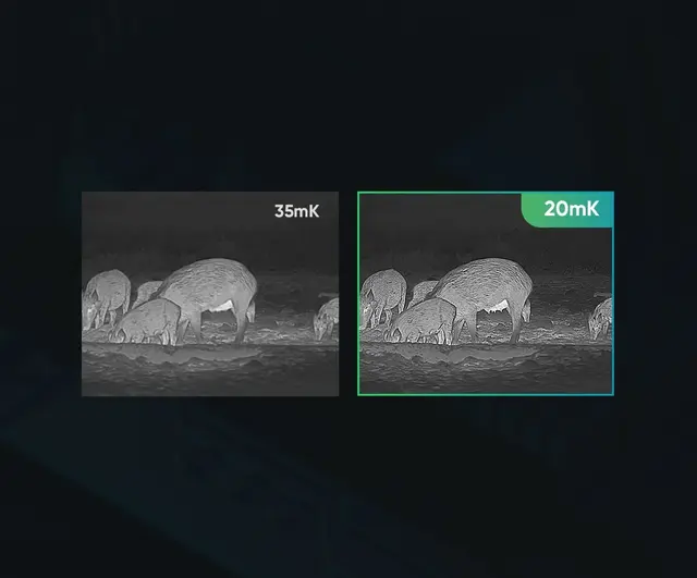 Hikmicro Falcon FQ25 Termisk monokular håndholdt kikkert 