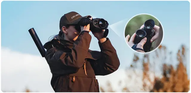 Hikmicro Raptor RQ50LN 940nm Termisk binokulær kikkert med IR 