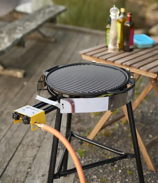 Hällmark Grillplate Støpejern ø 42cm Lag maten ute! 