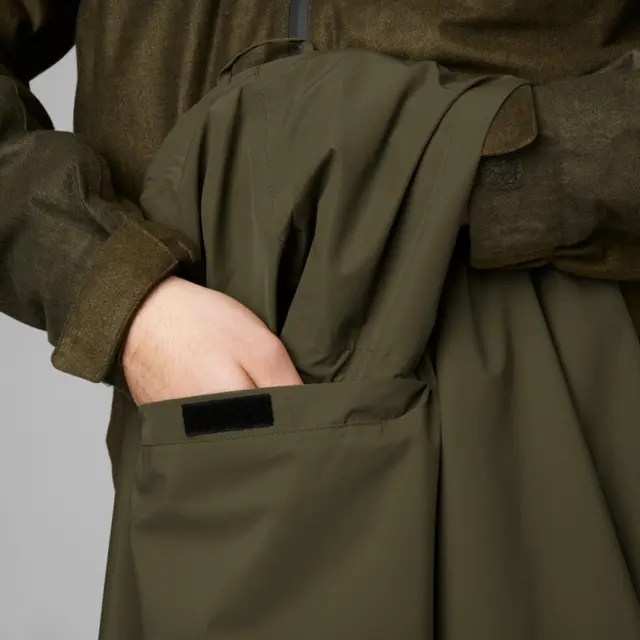Seeland Taxus rain Poncho Pine Green Komprimerbar og vanntett regnponcho 