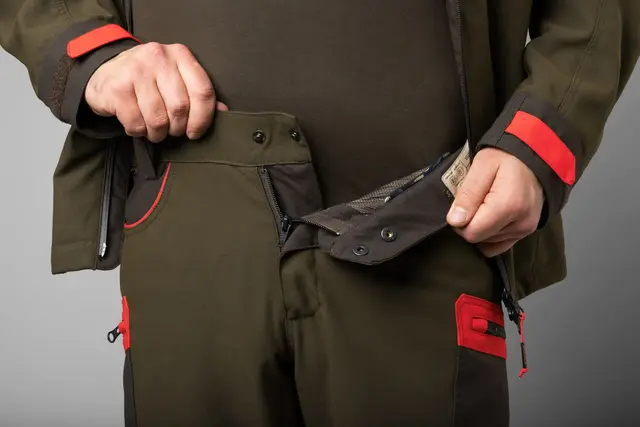 Härkila Pro Hunter Dog Keeper Trouser 46 Willow green/Orange 