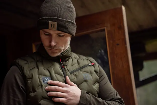 Härkila Clim8 Insulated Waistcoat XS Isolerende varmevest med strøm 