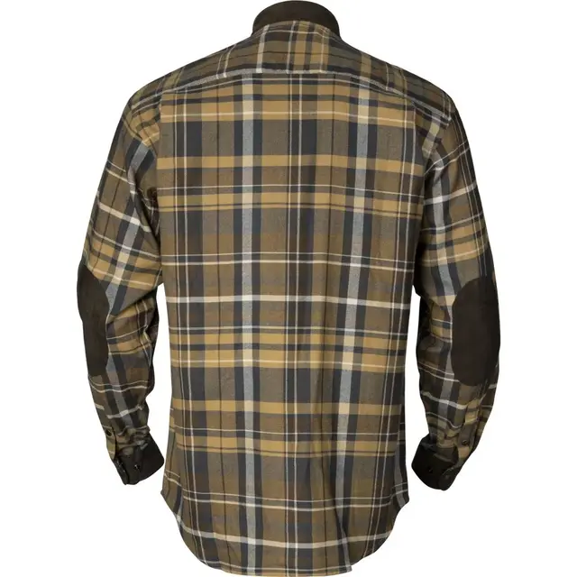 Härkila Pajala Skjorte Antique Brnz M Rutete skjorte i 100% bomull 