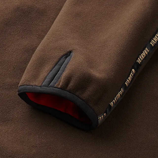 Härkila Kamko fleecejakke Brun/rød 5XL Vendbar fleecjakke med Windstopper 