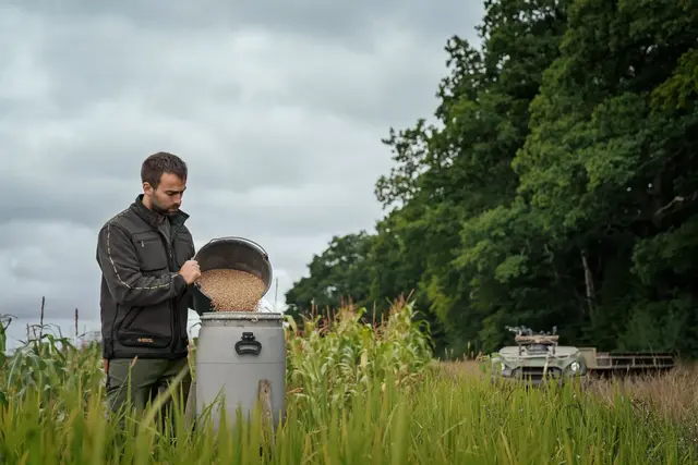 Härkila Kamko fleecejakke Grey/Green L Vendbar fleecjakke med Windstopper 