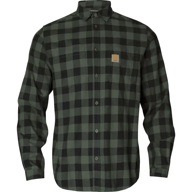 Härkila Scandinavian L/S skjorte M Green Check 
