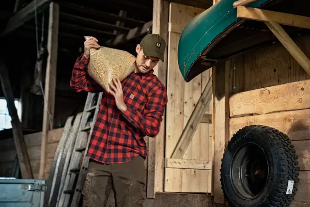 Härkila Scandinavian L/S skjorte M Red Check 