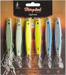 H&#248;rg&#229;rd Sj&#248;fiske sluksett 6-pack 40g Klassiske sildesluker i popul&#230;re farger