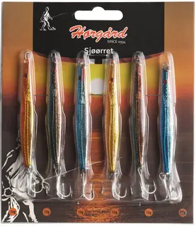 H&#248;rg&#229;rd Sj&#248;&#248;rret sluksett 6-pack 15g Klassiske sildesluker i popul&#230;re farger