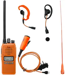 Icom ProHunt Compact Basic 2 pakke Jaktradiopakke m/headset og lang antenne 