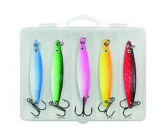Kinetic Jebo Herring Glitter 18g Sluksett 5-pack