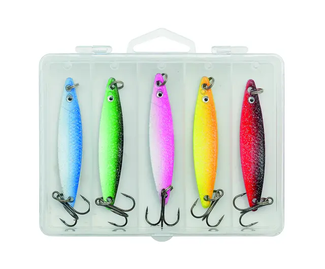 Kinetic Jebo Herring Glitter 18g Sluksett 5-pack 