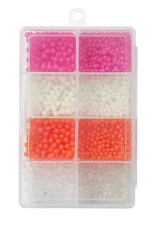 Kinetic Inline Beads Kit Flytekuler, Pink/Fluo/Glow/Clear