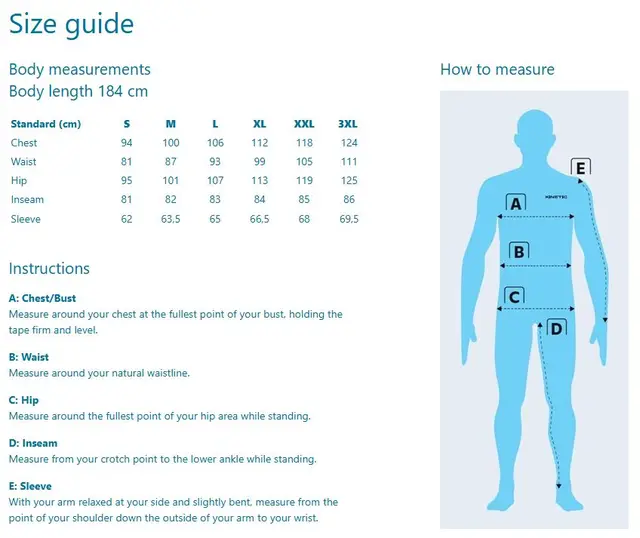 Kinetic X-treme Winter Suit S Komfortabel vinterdress 