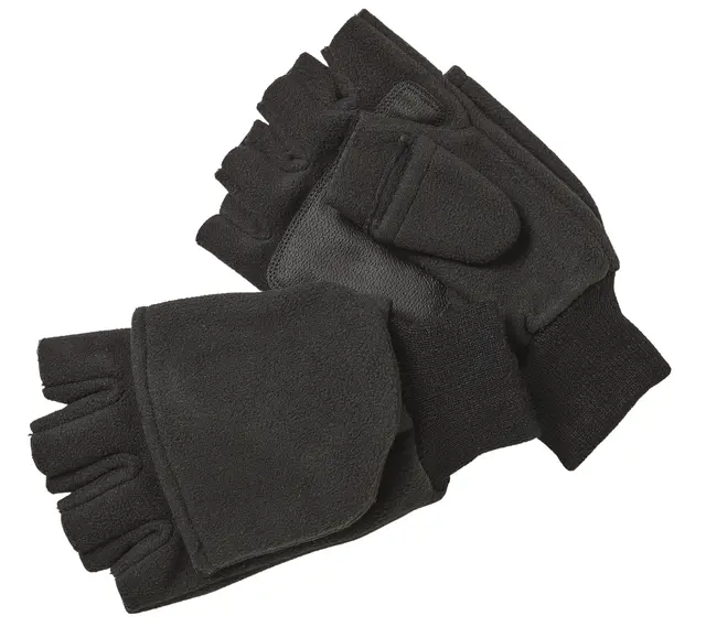 Kinetic Wind Stop Fold Over Mitt Blk M 