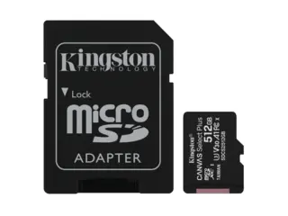 Kingston Canvas Select SDHC Kort 512GB Minnekort til viltkamera