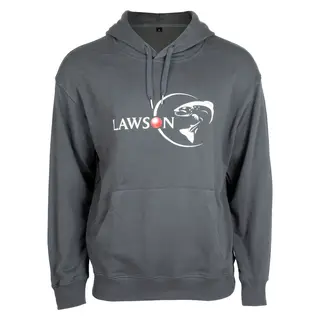 Lawson Hoodie Dark Grey Hettegenser med 100% bomull