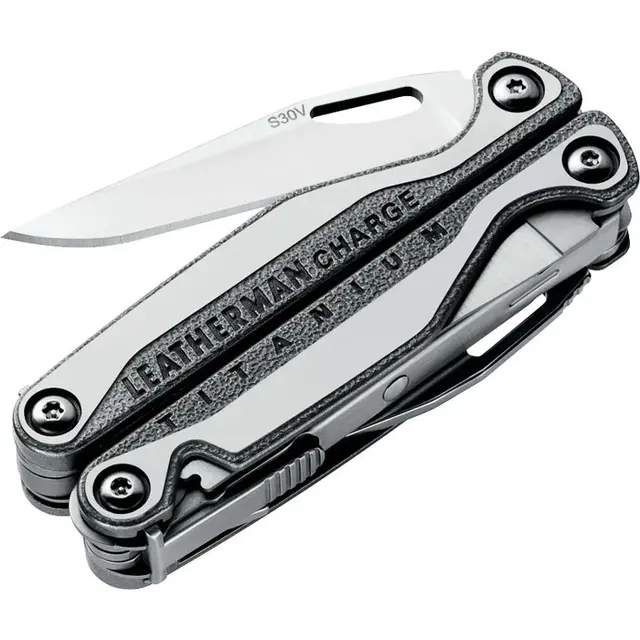 Leatherman Multiverktøy Charge pluss TTI Robust titanium multiverktøy med taske 