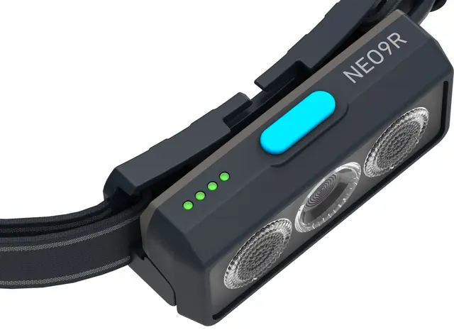 LED Lenser Hodelykt NEO9R Black/Blue 1200 lumen 