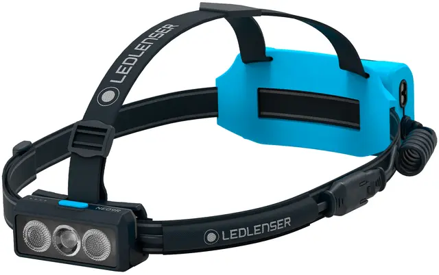 LED Lenser Hodelykt NEO9R Black/Blue 1200 lumen 