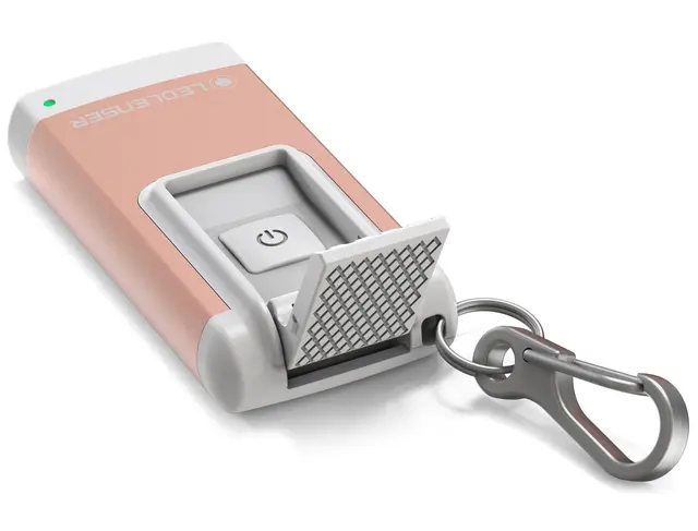 LED Lenser K4R nøkkelringlykt Rose Gold Oppladbar med hele 120 lumen 