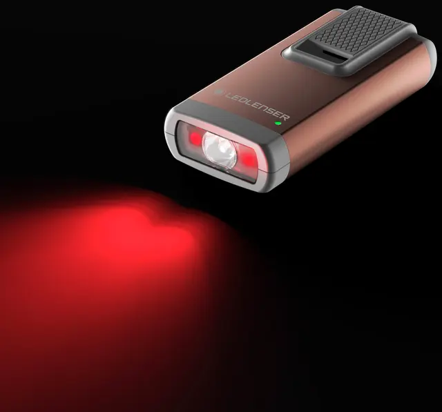 LED Lenser K6R nøkkelringlykt Rose Gold Oppladbar med hele 400 lumen 