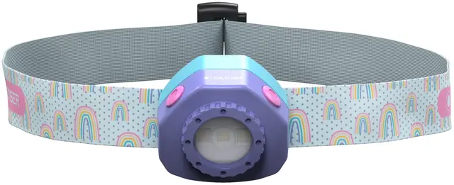 Ledlenser Kidled 4R 40lm Purple ES Oppladbar hodelykt til barn 