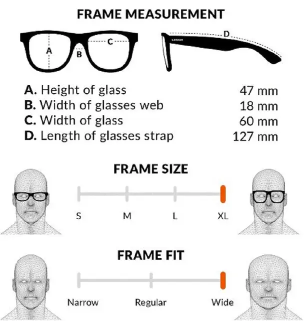 Leech Condor Water Avanserte solbriller med kobber linse 