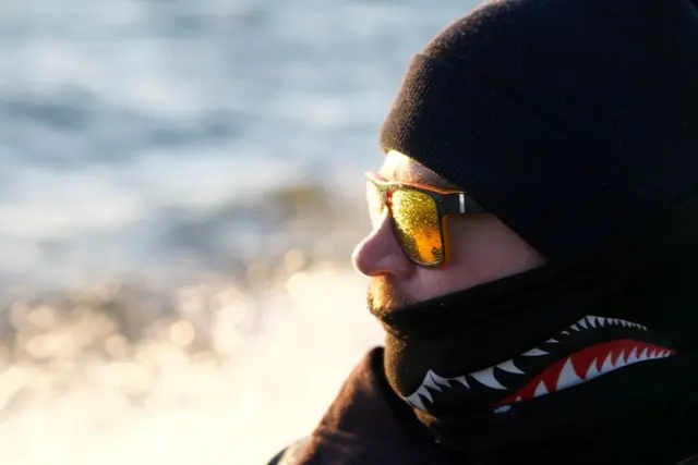 Leech X Street Fire Polariserte solbriller Gul Copper linse 