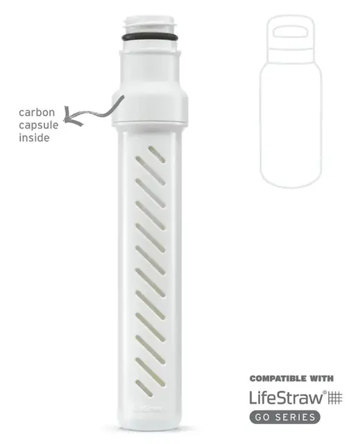 Lifestraw Go 2.0 650ml Icelandic Blue Filterflaske for reise og daglig bruk 