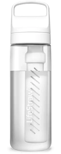Lifestraw Go 2.0 650ml Clear Filterflaske for reise og daglig bruk 