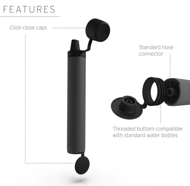 Lifestraw Personal Peak Mountain Blue Ultralette personlige filterenhet 