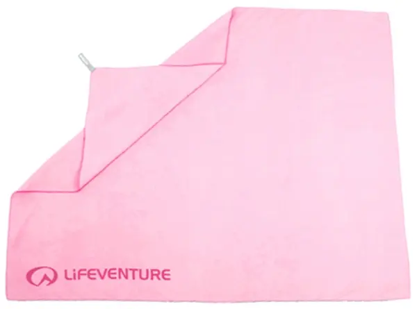 Lifeventure Soft Fibre Trek Towel L Kompakt turhåndkle, Rosa 