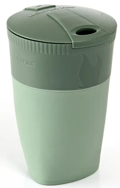 Light My Fire Pack Up Cup Foldbar kopp, Sandygreen 